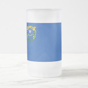Mattierte Tasse aus Glas mit Nevada
