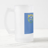 Mattierte Tasse aus Glas mit Nevada (Links)