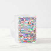 Mattierte Tasse aus Glasfaserkleim (Vorderseite Links)