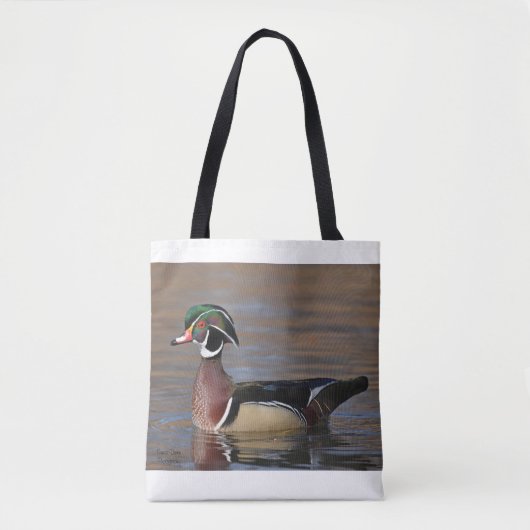 Mattierte Tasse aus Male Wood Duck Tasche (Vorderseite)