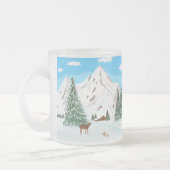 Mattierte Tasse aus Schneeberg (Links)