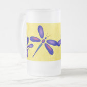 Mattierte Tasse der digitalen Libelle (Vorderseite Links)