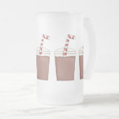 Mattierte Tasse der Kakao-Erschütterung (VorderseiteRechts)