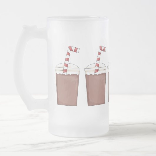 Mattierte Tasse der Kakao-Erschütterung (Links)