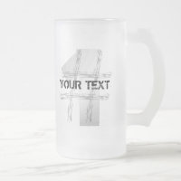 Mattierte Tasse der Nr. eine (kundenspezifischer