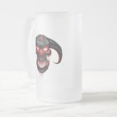 Mattierte Tasse - der Oran'Thul Schädel (Vorderseite Links)