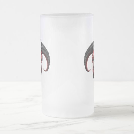 Mattierte Tasse - der Oran'Thul Schädel (Mittel)