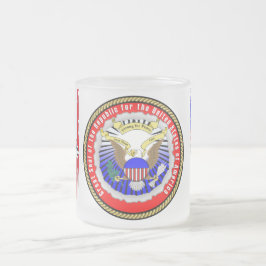 Mattierte Tasse der Republik USA Siegel