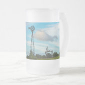 Mattierte Tasse der Windmühle Bird Flock (VorderseiteRechts)
