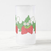 Mattierte Tasse des Erdbeerfrucht-Spaßes (Mittel)