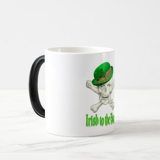 Mattierte Tasse des Grünen Biers (Vorderseite Links)