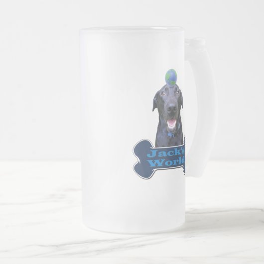 Mattierte Tasse des Jacks Welt (VorderseiteRechts)