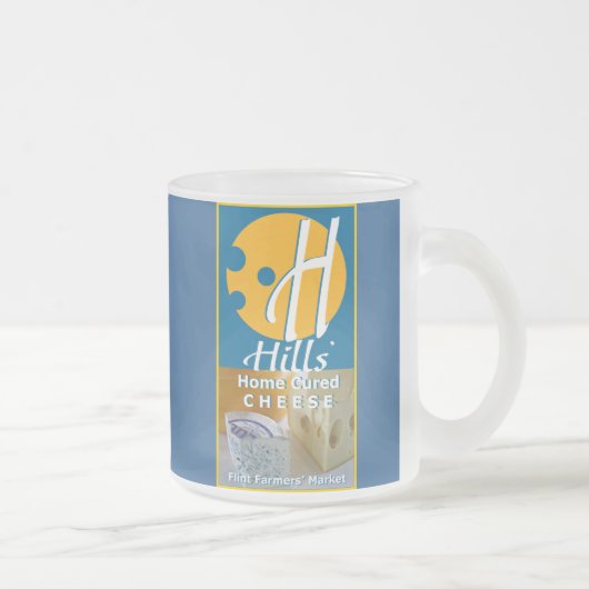 Mattierte Tasse des Käses der Hügel (Rechts)