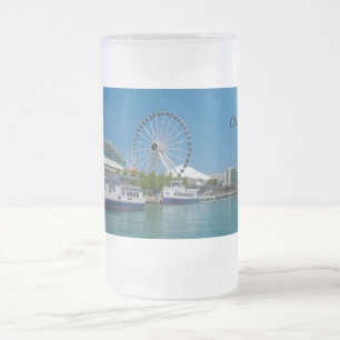 Mattierte Tasse des Navy Pier