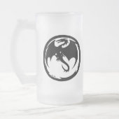 Mattierte Tasse des Schwarzen Drachen (Links)