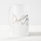 Mattierte Tasse DISPs (Vorderseite Links)