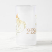 Mattierte Tasse Fische (Mittel)