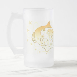 Mattierte Tasse Fische