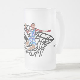 Mattierte Tasse: Fliegenhoch Mattglas Bierglas