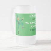 Mattierte Tasse für Glasbäer - St. Patrick's Day D (Vorderseite Links)