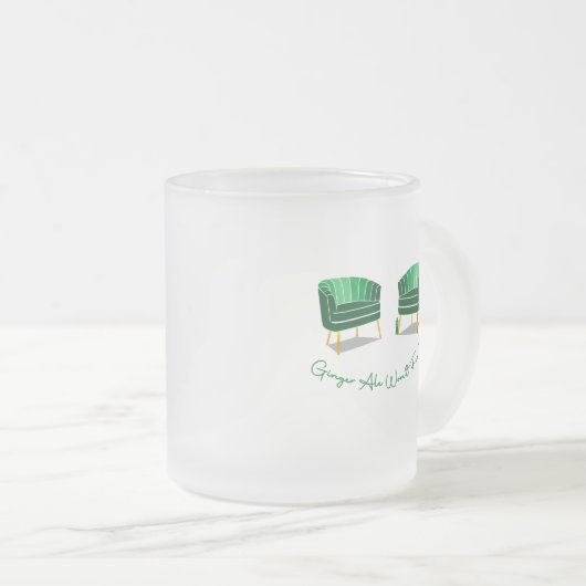 Mattierte Tasse - Ginger Ale wird das nicht repari (VorderseiteRechts)