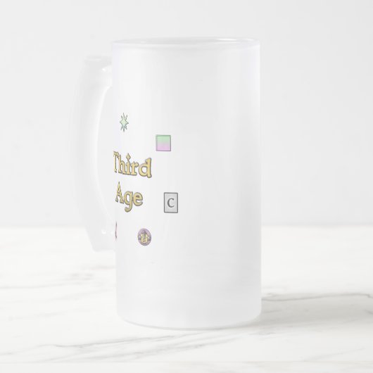 Mattierte Tasse im dritten Alter (Vorderseite Links)