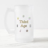 Mattierte Tasse im dritten Alter (Links)