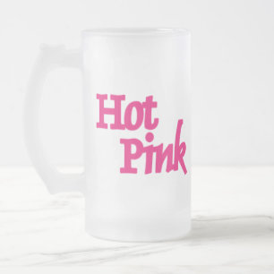 Mattierte Tasse in Hot Pink