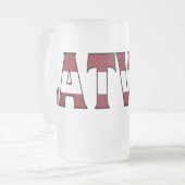 Mattierte Tasse Lettlands (Vorderseite Links)