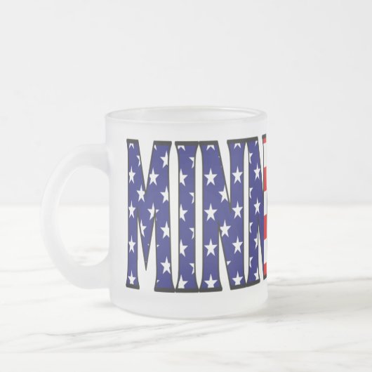 Mattierte Tasse Minnesotas (Links)