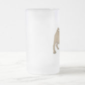 Mattierte Tasse mit Baby Puggle (Mittel)