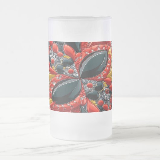 Mattierte Tasse mit deutscher Farbgestaltung (Mittel)