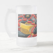 Mattierte Tasse mit deutscher Farbgestaltung (Links)