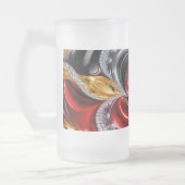 Mattierte Tasse mit deutscher Farbgestaltung (Links)