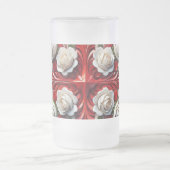 Mattierte Tasse mit englischer Rose (Mittel)