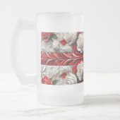 Mattierte Tasse mit englischer Rose (Links)
