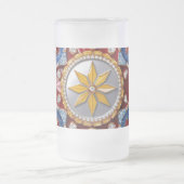 Mattierte Tasse mit kolumbianischer Farbgestaltung (Mittel)