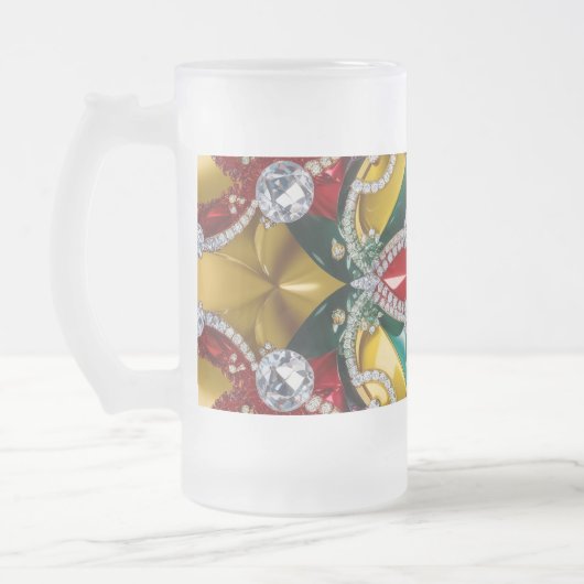 Mattierte Tasse mit Los Angeles Farbgestaltung (Links)