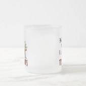 Mattierte Tasse mit lustigen Gärtnerzitaten (Mittel)