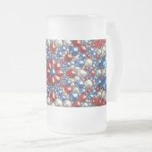 Mattierte Tasse mit niederländischer Farbgestaltun (VorderseiteRechts)