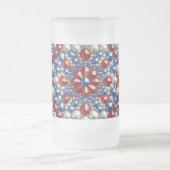 Mattierte Tasse mit niederländischer Farbgestaltun (Mittel)