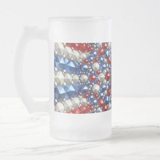 Mattierte Tasse mit niederländischer Farbgestaltun (Links)