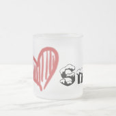 Mattierte Tasse mit Schnee (Mittel)