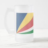 Mattierte Tasse mit Seychelles Colors (Links)