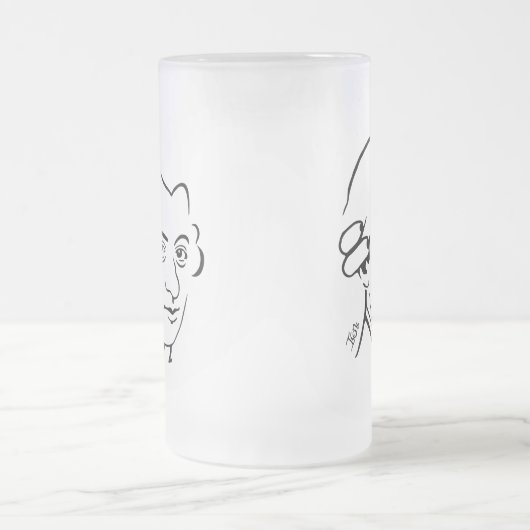 Mattierte Tasse Mozart (Mittel)