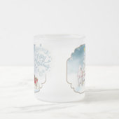 Mattierte Tasse Polar Bear und Sleigh (Mittel)