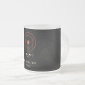 Mattierte Tasse Schwarz Retro Candelil Vigil (VorderseiteRechts)