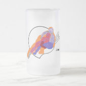 Mattierte Tasse: Sieg Mattglas Bierglas (Mittel)