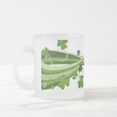 Mattierte Tasse-St. Patrick's Clovers Mattglastasse (Links)