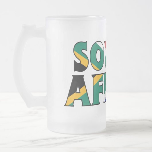 Mattierte Tasse Südafrikas (Links)